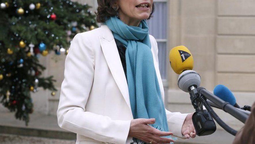 La ministre de la Santé Marisol Touraine à l'Elysée, le 22 décembre 2014