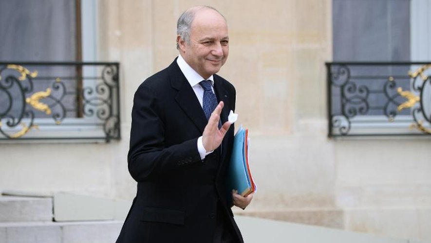 Le ministre français des Affaires étrangères Laurent Fabius à Paris le 18 février 2015