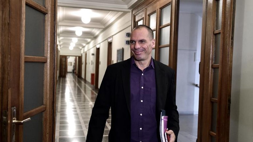 Le ministre grec des Finances Yanis Varoufakis à Athènes le 24 février 2015