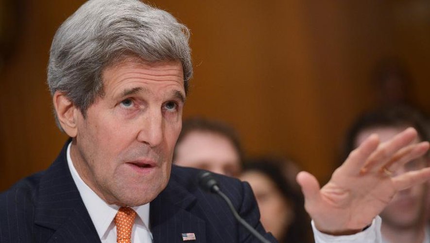 Le secrétaire d'Etat américain John Kerry, le 24 février 2015 à Washington