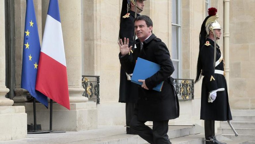 Le Premier ministre Manuel Valls, le 24 février 2015 à Paris