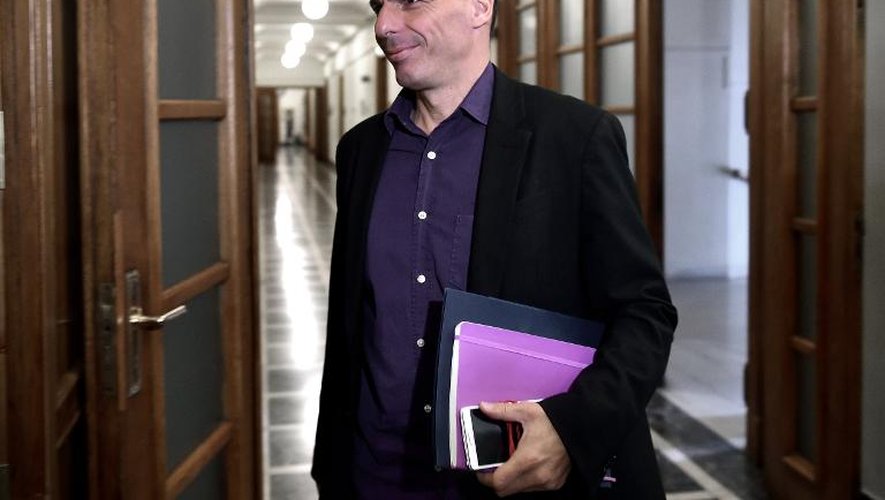 Le ministre grec des Finances Yanis Varoufakis le 24 février 2015 à Athènes