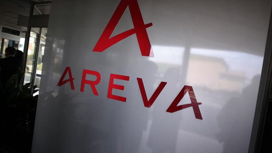 Le logo du groupe nucléaire français Areva