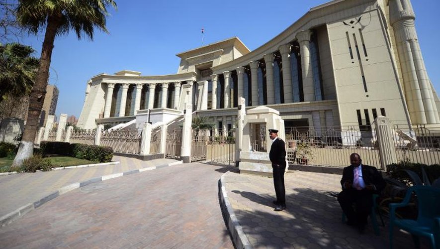 La Cour constitutionnelle égyptienne au Caire, le 1er mars 2015