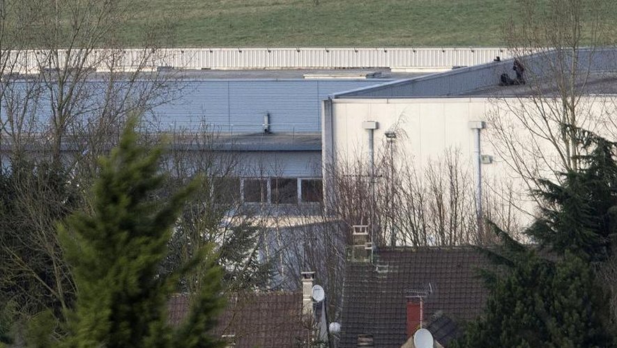 L'imprimerie de Dammartin-en-Goële où s'étaient retranchés les frères Kouachi le 9 janvier 2015