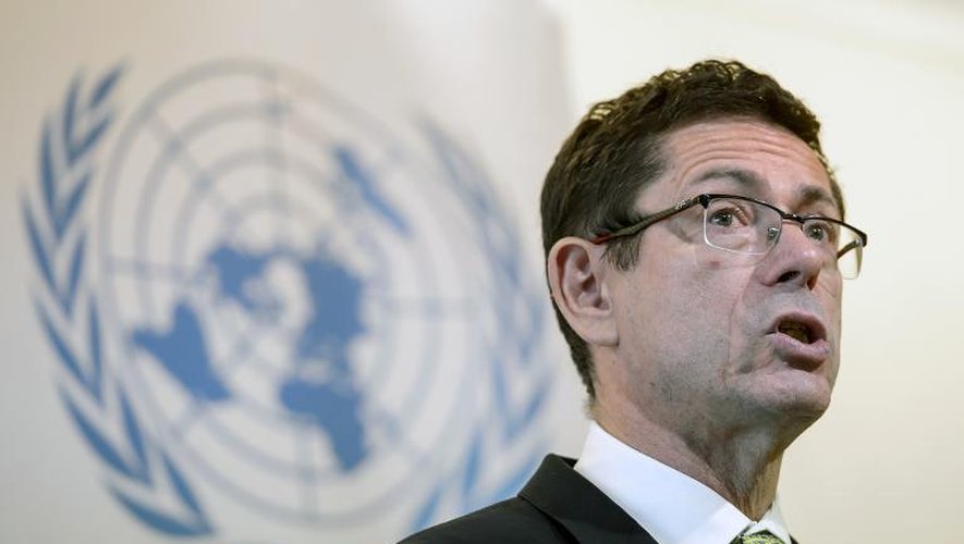 Le président de la Commission d'enquête de l'ONU sur l'Ukraine, Ivan Simonovic, le 2 mars 2015 à Genève