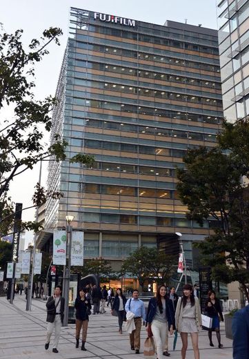 Le siège de Fujifilm à Tokyo, photographié le 27 octobre 2014