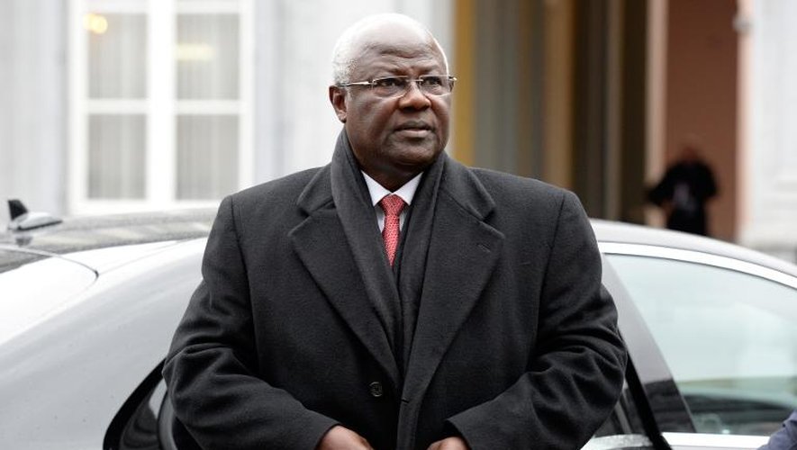 Le président de Sierra Leone, Ernest Bai Koroma, arrive à la réunion sur la lutte contre le virus Ebola à Bruxelles, le 3 mars 2015