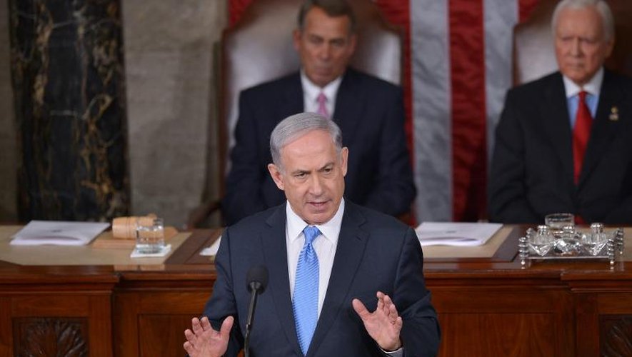 Le Premier ministre israélien Benjamin Netanyahu s'adresse au Congrès américain le 2 mars pour dénoncer un accord sur le nucléaire iranien souhaité par le président Barack Obama