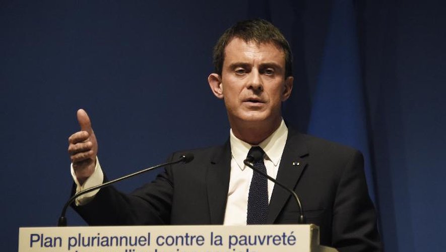 Le Premier ministre Manuel Valls en conférence de presse le 3 mars 2015 à Paris