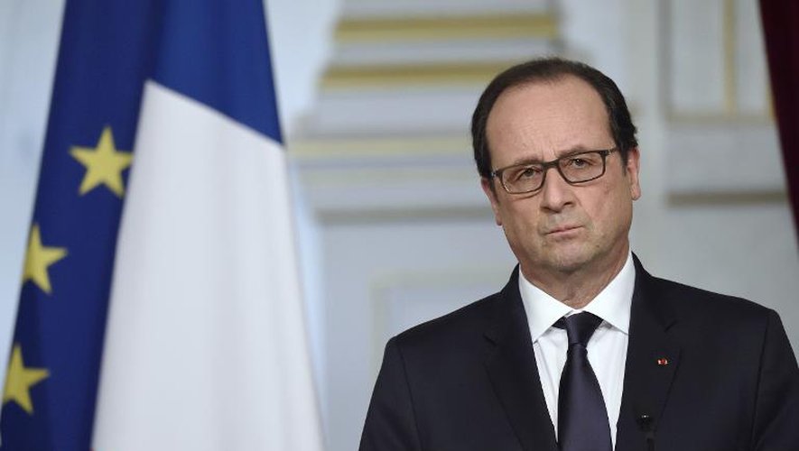 Le président Francois Hollande à l'Elysée le 2 mars 2015
