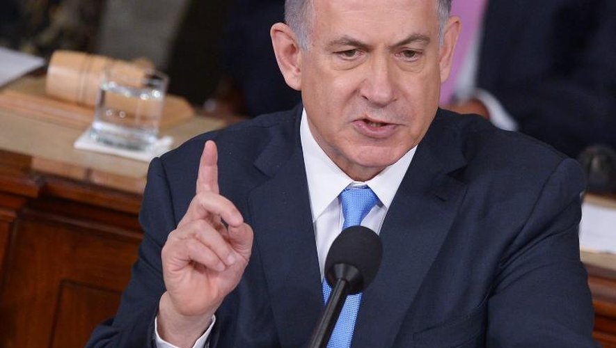 Le chef du gouvernement israélien Benjamin Netanyahu, le 3 mars 2015 à Washington