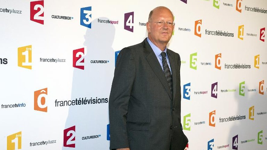 Le président de France Télévisions Rémy Pflimlin, le 26 août 2014 à Paris