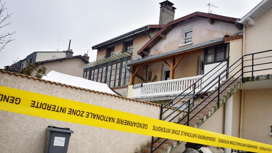 La maison d'Ambérieu-en-Bugey où ont été découverts, dans un congélateur, les corps de deux nourrissons tués le 24 mars 2013