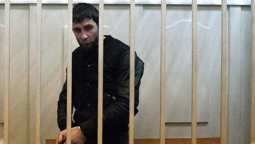 Zaour Dadaïev emprisonné au tribunal de Baslanny près de Moscou le 8 mars 2015, a avoué avoir participé au meurtre de Boris Nemtsov