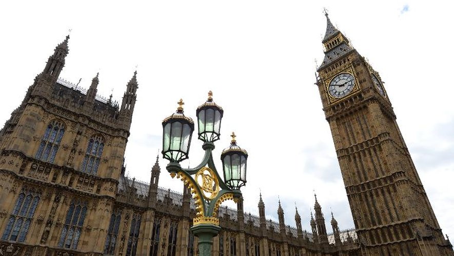 Le Palais de Westminster à Londres le 15 juillet 2012