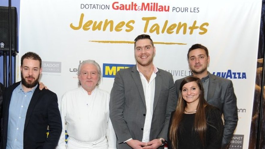Hubert Duchenne, Alain Dutournier, Thibault Gamba, Noémie et Quentin Bourdy.