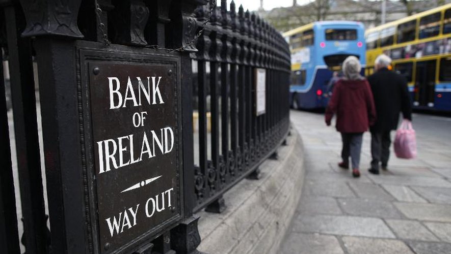 La Banque d'Irlande à Dublin le 11 décembre 2013