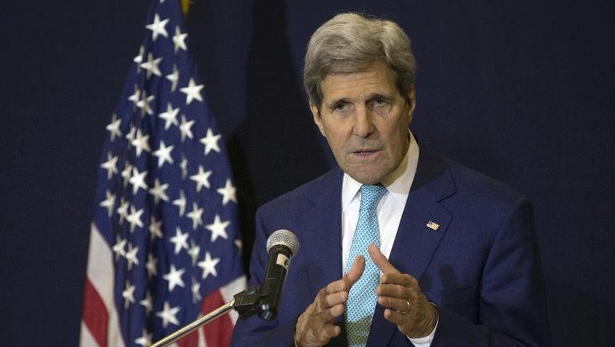 Le secrétaire d'Etat John Kerry à Sharm el-Sheikh en Egypte, le 14 mars 2015