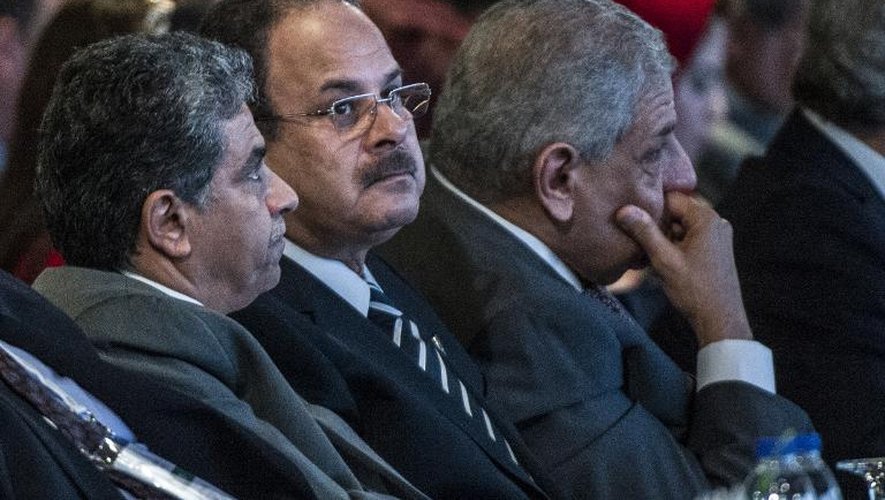 Le ministre de l'Intérieur égyptien Magdi Abdelghafar assiste à la conférence économique à Charm el-Cheikh le 15 mars 2015