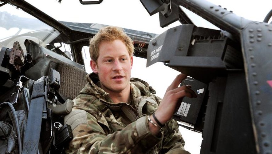 Le Prince Harry le 12 décembre 2012 en Afghanistan