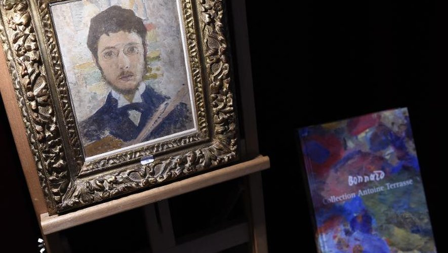 Photo du 10 mars 2015 à Paris de l'auto-portrait de Pierre Bonnard (1889) dont près de 150 peintures et photographies, venues du monde entier, sont exposées au musée d'Orsay