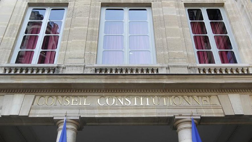 Vue de l'entrée du Conseil Constitutionnel à Paris