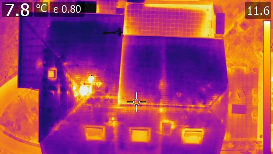 Energie : des drones traquent les pertes de chaleur à Rodez