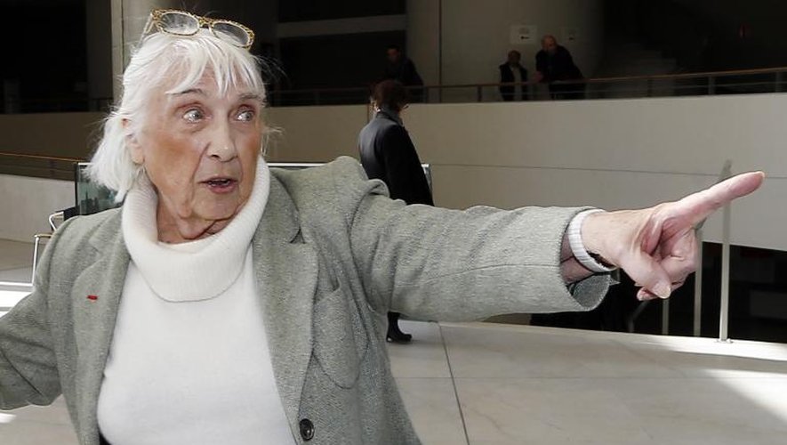 Maya Widmaier-Picasso, fille de Picasso, au tribunal de Grasse le 10 février 2015