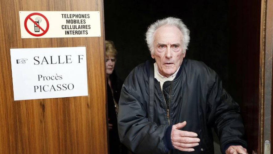 L'ex-électricien de Picasso Pierre Le Guennec au tribunal de Grasse, le 10 février 2015