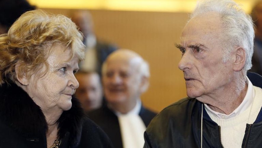 L'ex-électricien de Picasso, Pierre Le Guennec et sa femme au tribunal de Grasse, le 10 février 2015