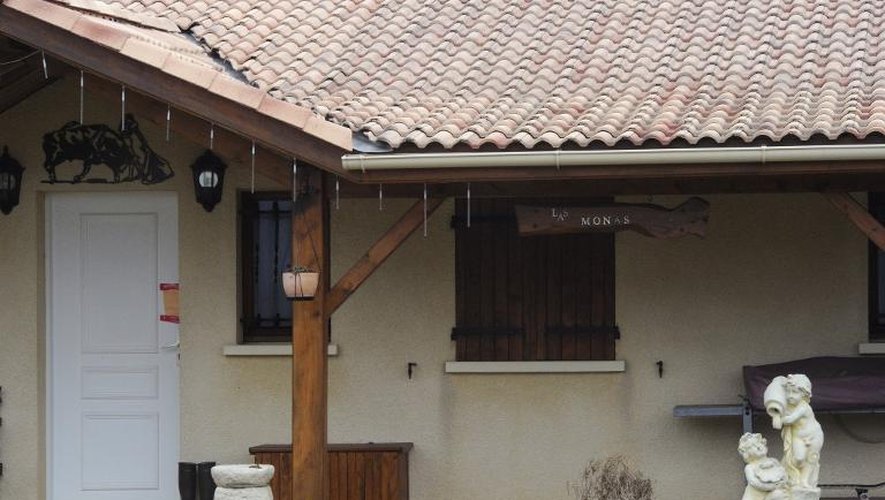 La maison où ont été retrouvés cinq corps de bébés à Louchats, en Gironde, le 20 mars 2015