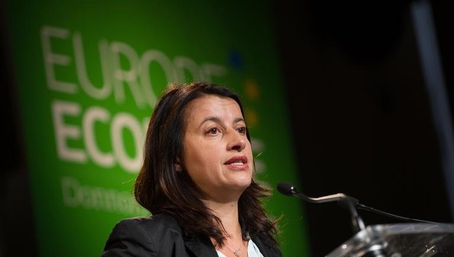 La députée écologiste Cécile Duflot à Tours, le 14 mars 2014