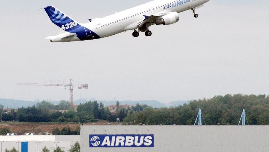 Un Airbus A320 décolle de l'aéroport de Toulouse