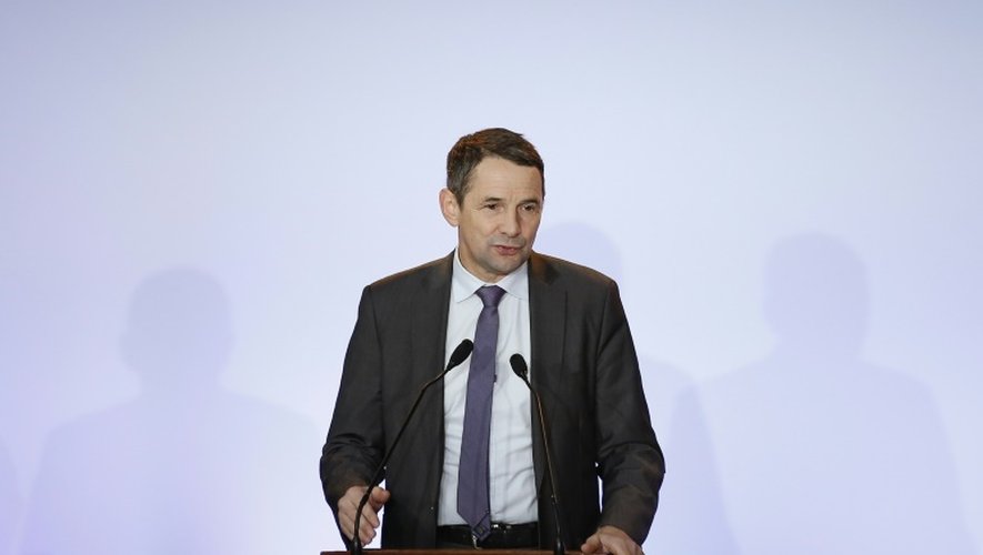 Le secrétaire d'Etat chargé de l'Enseignement supérieur et de la Recherche, Thierry Mandon, lors de la conférence santé le 11 février 2013 à Paris