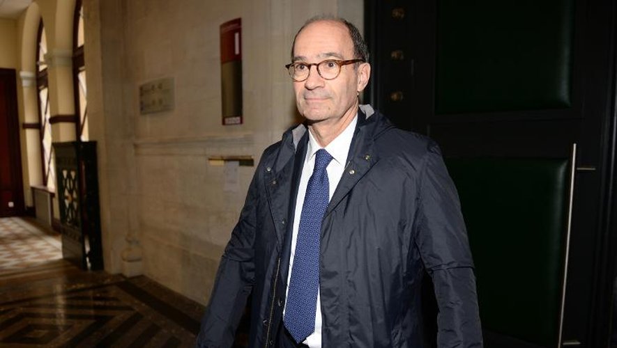 L'ex-ministre Eric Woerth au tribunal de Bordeaux le 24 mars 2015