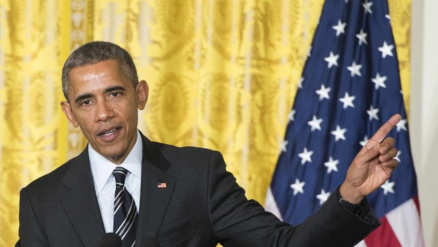 Barack Obama à la Maison Blance, le 24 mars 2015 à Washington DC