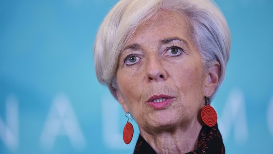 Christine Lagarde, directrice du Fonds monétaire international (FMI), le 30 novembre 2015, à Washington