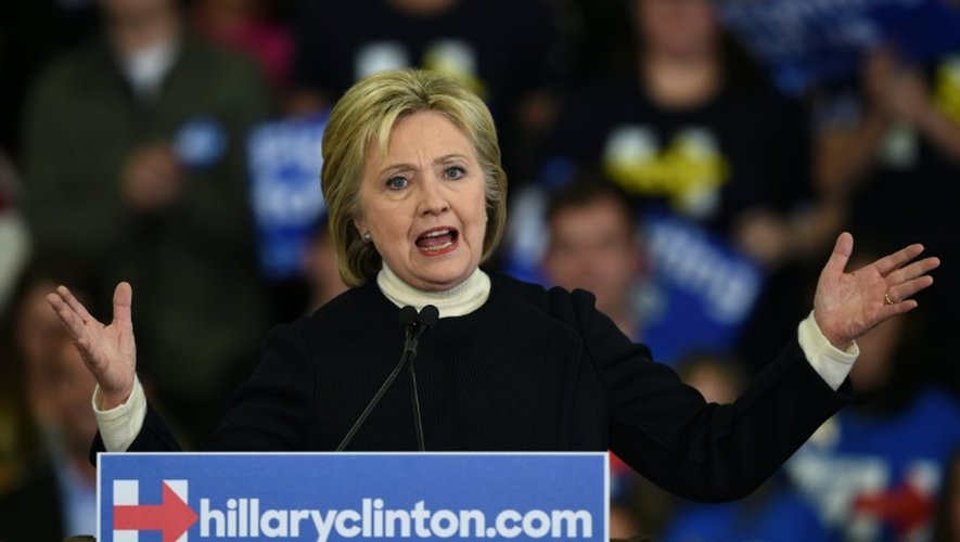 Hillary Clinton, le 9 février 2016 dans le New Hampshire
