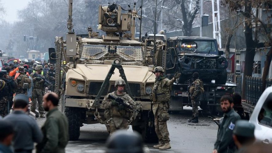 Des soldats américains à Kaboul, le 26 février 2015