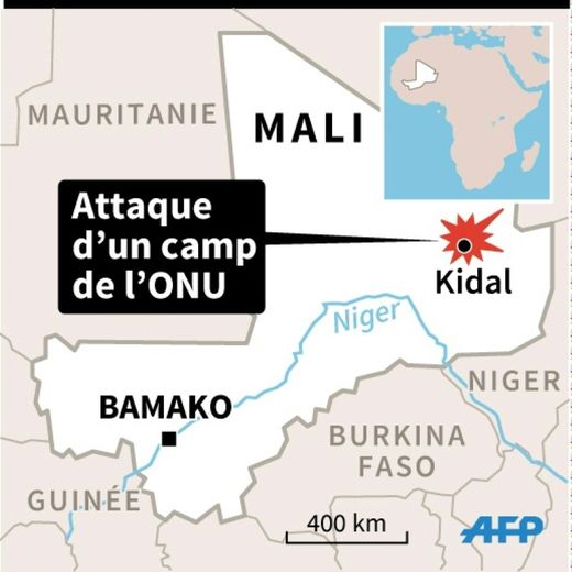 Attaque contre un camp de l'ONU au Mali