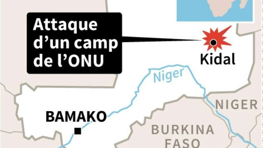 Attaque contre un camp de l'ONU au Mali