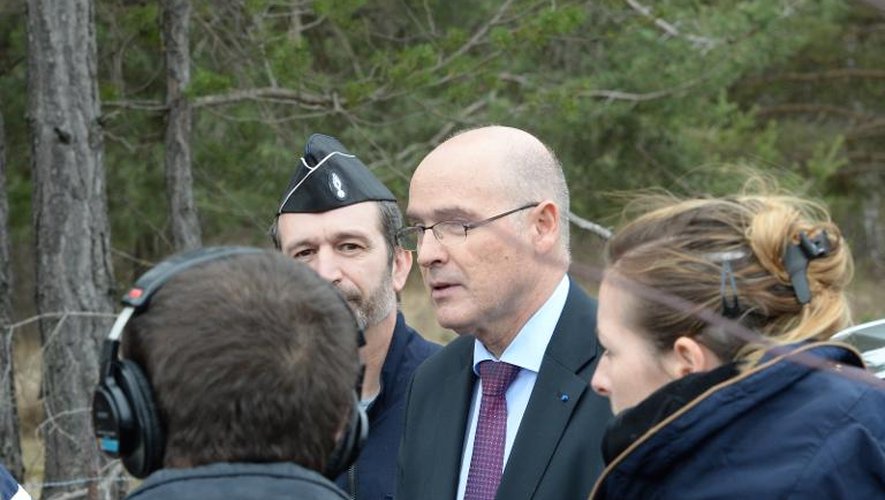 Le procureur Brice Robin le 25 mars 2015 à Seyne-les-Alpes