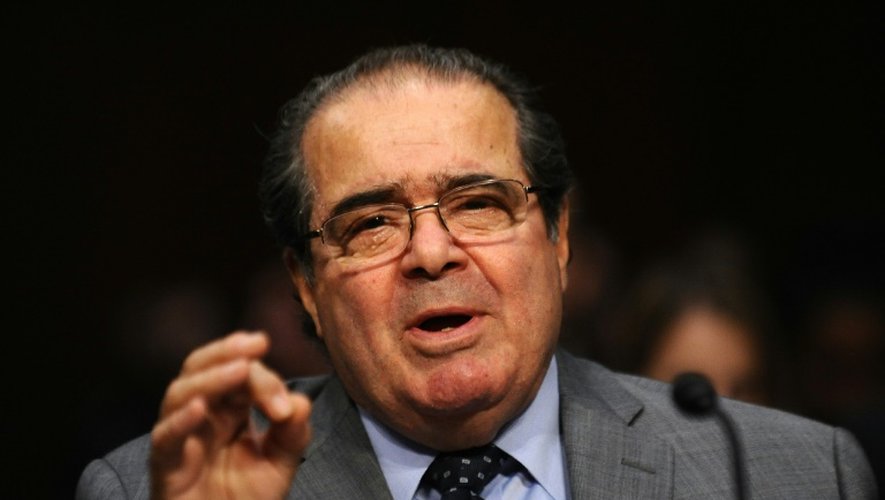 Le juge à la Cour suprême Antonin Scalia, le 5 octobre 2011 à Washington