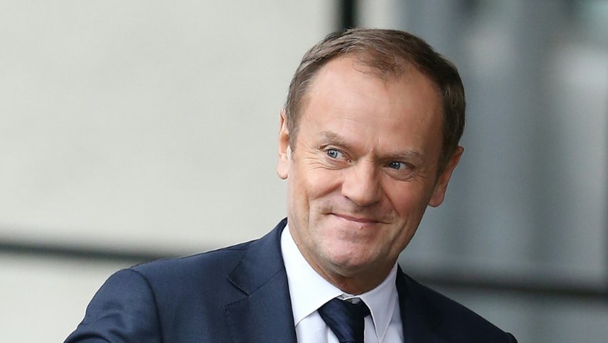 Le président du Conseil européen Donald Tusk à Londres, le 4 février 2016