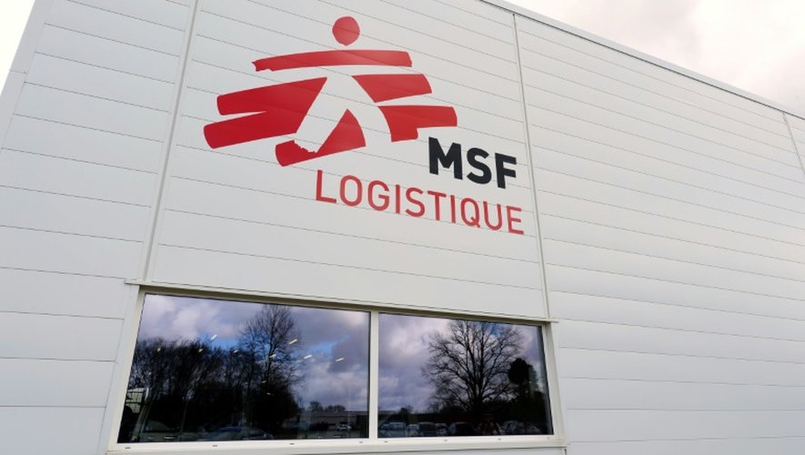 La plate-forme logistique de Médecins Sans Frontières le 13 mar 2015 à Mérignac
