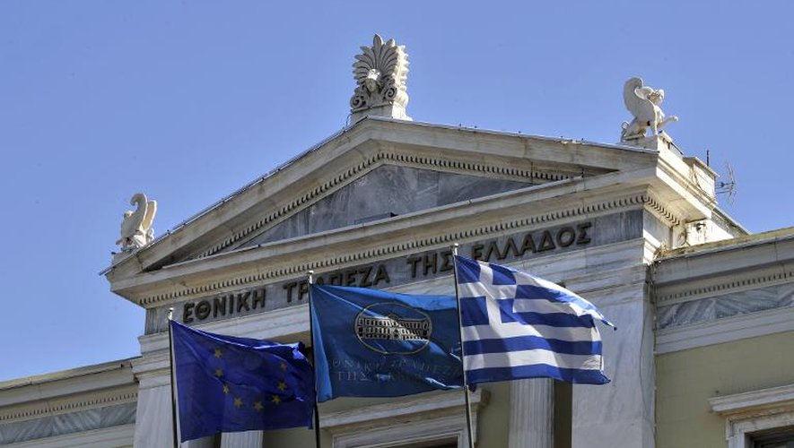 Le siège de la banque de Grèce, à Athènes