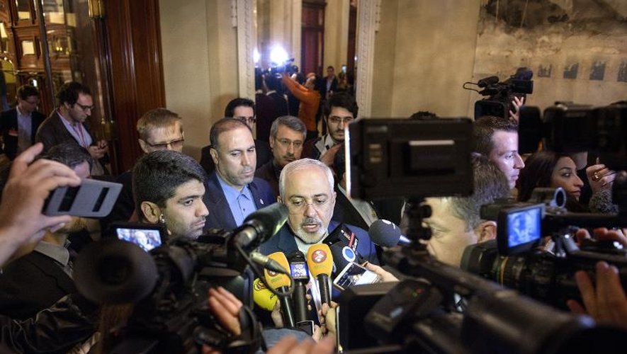 Le chef de la diplomatie iranien Mohammad Javad Zarif à Lausanne, le 28 mars 2015