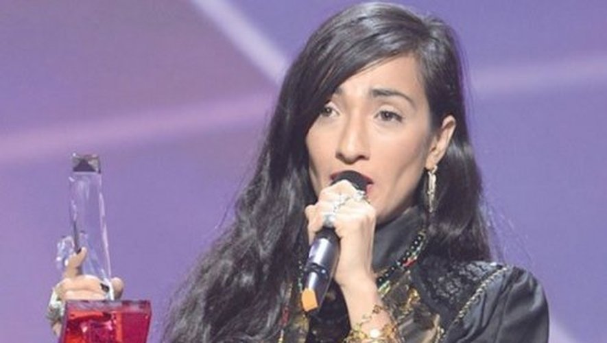 Hindi Zahra lors de la cérémonie des Victoires de la musique, le 12 février.
