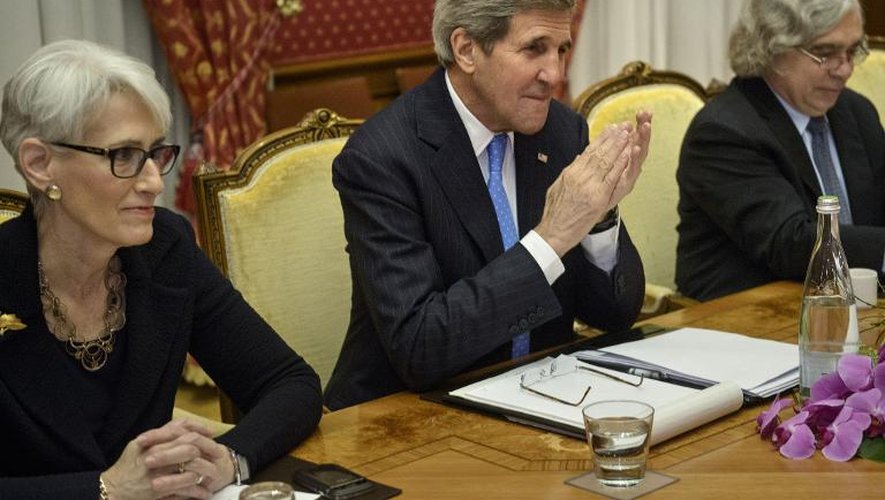 Le secrétaire d'Etat John Kerry à Lausanne, le 29 mars 2015